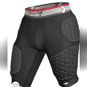 Exxact Sports Men's Elite 5 Pad Adult Football Girdle Compression Sport …